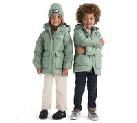 THE NORTH FACE North Fleece-Lined Parka | 600 Fill Recycled Waterfowl Down with Insulated Hood, Collar & Pockets, Water Repellent, Ardesia Moss, 4 Anni Unisex-Bambini e Ragazzi