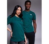 The North Face - NSE - T-shirt verde con stampa del logo sulla schiena M
