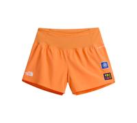 The North Face - Pantaloncini da trail running - W Summit Pacesetter Short Graphic Papaya per Donne - Taglia XS - Arancione