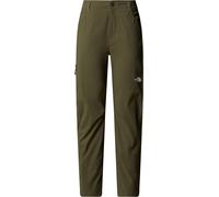The North Face - Pantaloni idrorepellenti da escursionismo - W Exploration Pants New Taupe Green per Donne - Taglia 42 - Verde