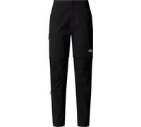 The North Face - Pantaloni idrorepellenti da escursionismo - W Exploration Reg Straight Convertible Pant TNF Black per Donne - Taglia 38 - Nero