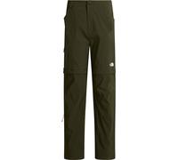The North Face - Pantaloni idrorepellenti da escursionismo - W Exploration Reg Straight Convertible Pant New Taupe Green per Donne in Nylon - Taglia 38 - Verde