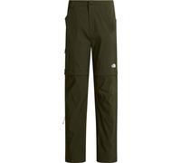 The North Face - Pantaloni idrorepellenti da escursionismo - W Exploration Reg Straight Convertible Pant New Taupe Green per Donne in Nylon - Taglia 36 - Verde