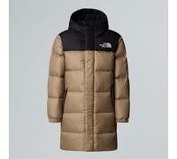 The North Face Parka Lungo Nuptse Da Ragazzi Mushroom Grey Rozmiar L male