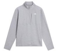 The North Face - Felpa comoda e versatile - M TNF Performance Fleece 1/4 Zip TNF Pale Grey Heather per Uomo in Poliestere Riciclato - Taglia M - Grigio