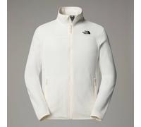 The North Face NF0A855XQLI1 Men’s 100 Glacier Full Zip - EU Maglia Lunga Uomo White Dune Taglia XS