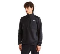 The North Face - Felpa comoda e versatile - M TNF Performance Fleece 1/4 Zip TNF Black per Uomo in Poliestere Riciclato - Taglia M - Nero