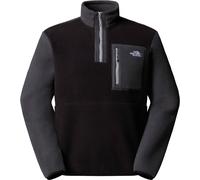 The North Face - Pile con mezza zip - M Yumiori 1/4 Zip TNF Black Asphalt Grey Monument Grey per Uomo - Taglia M - Nero