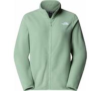 The North Face - Pile con zip da donna - W Glacier Fleece Jacket Slate Moss per Donne - Taglia L - Verde