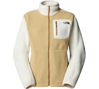 The North Face - Pile con zip da donna - W Yumiori Full Zip Khaki Stone White Dune per Donne - Taglia S - Beige
