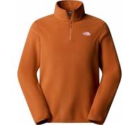 The North Face - Pile con zip da uomo - M Glacier Fleece 1/4 Zip Jacket Burnt Umber per Uomo - Taglia XXL - Marrone