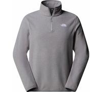 The North Face - Pile con zip da uomo - M Glacier Fleece 1/4 Zip Jacket TNF Mid Grey Heather per Uomo - Taglia S - Grigio