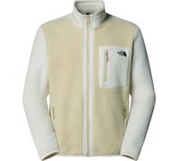 The North Face - Pile con zip da uomo - M Yumiori Full Zip Gravel/White Dune/Gravel per Uomo - Taglia 142-151 - Grigio
