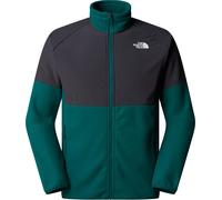 The North Face - Pile con zip - M Glacier Heavyweight FZ Jkt Deep Nori/Asphalt Grey per Uomo - Taglia L - Verde Verde L
