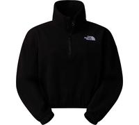 The North Face - Pile corto con zip - W 100 Glacier Half Zip Fleece TNF Black per Donne - Taglia M - Nero