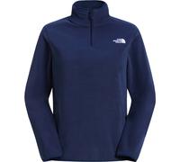 The North Face - Pile da escursionismo con zip - W Glacier Fleece 1/4 Zip Jacket Summit Navy per Donne in Poliestere Riciclato - Taglia M - Blu navy