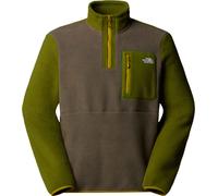 The North Face - Pile da uomo con mezza zip - M Yumiori 1/4 Zip New Taupe Green Woodland Green Deep Dijon per Uomo - Taglia L - Kaki
