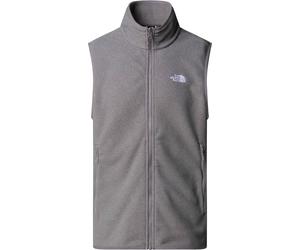 The North Face - Pile da uomo con zip e maniche - M Glacier Fleece Vest TNF Mid Grey Heather per Uomo - Taglia S - Grigio