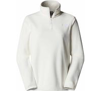The North Face - Pile donna con mezza zip - W Glacier Fleece 1/4 Zip Jacket White Dune per Donne - Taglia XS - Beige