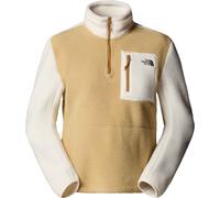 The North Face - Pile donna con mezza zip - W Yumiori 1/4 Zip Khaki Stone White Dune per Donne - Taglia L - Beige