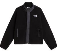 The North Face - Pile morbido e confortevole - W Cragmont Snap Front Fleece Jacket TNF Black Anthracite Grey per Donne in Poliestere Riciclato - Taglia M - Nero