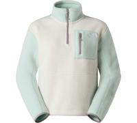 The North Face - Pile per escursionismo con zip - W Yumiori 1/4 Zip White Dune Opal per Donne in Poliestere Riciclato - Taglia M - Bianco