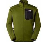 The North Face - Pile resistente con zip - M Crest Full Zip Jacket Woodland Green per Uomo in Poliestere Riciclato - Taglia L - Verde