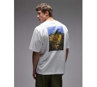The North Face - Plant and Flora - T-shirt oversize bianca con stampa sul retro-Bianco L