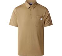 The North Face - Polo da escursionismo leggero e resistente con colletto abbottonato - M New Tanken Polo Cedar per Uomo - Taglia L - Marrone