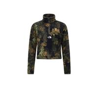 The North Face Noverly Logo Glacier Print Half Zip Fleece Verde L Donna