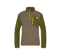 THE NORTH FACE Pullover sportivo 'YUMIORI' talpa / verde Uomo THE NORTH FACE M talpa / verde
