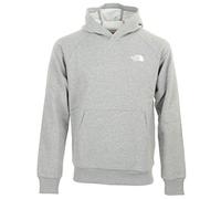 The North Face Raglan Red, Felpa Con Cappuccio Uomo, Grigio chiaro, S