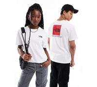 The North Face - Red Box - T-shirt bianca con stampa sul retro-Bianco M