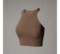 The North Face Reggiseno Sportivo Refina Longline Da Donna Smokey Brown Rozmiar XL female