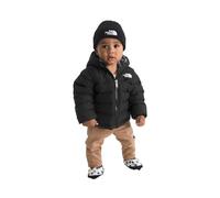 The North Face Reversible Perrito Giacca con cappuccio da bimbi Tnf Black/Smoked Pearl 6 mesi