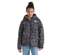 The North Face Reversible Perrito Hooded Giacca per ragazze Tnf Black Vector Field 140