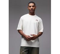 The North Face - Rounded Tree - T-shirt beige con logo-Neutro 2XL