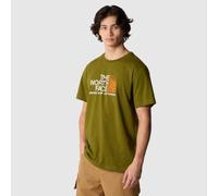Men's S/S Rust 2 Tee by The North Face M Verde