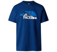 The North Face - S/S Mountain Line Tee - T-shirt M blu