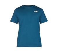 The North Face S/S Redbox T-Shirt da Uomo Midnight Petrol/TNF Red L