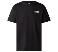 T-shirt The North Face Redbox manica corta nero logo rosso - M