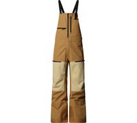 The North Face - Salopette da sci impermeabile e antivento - M Ceptor Bib Utility Brown Khaki Stone per Uomo - Taglia M - Marrone