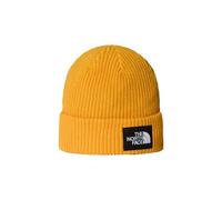The north face salty beanie unisex foderato giallo