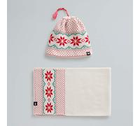 The North Face Set Berretto E Sciarpa Cabin Ski Tuke White Dune-tnf Red-evergreen-tassel Rozmiar Taglia Unica male