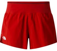 The North Face - Short traspirante idrorepellente - W Summit Pacesetter 3In Short Iron Clay per Donne in Poliestere Riciclato - Taglia XS - rosso