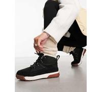 The North Face - Sierra Mid - Scarponcini neri e bianchi con interno in pile-Nero 38