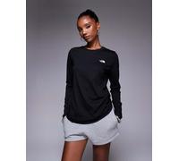THE NORTH FACE NF0A87QPJK3 W L/S Simple Dome Tee T-Shirt Donna TNF Black Taglia S