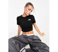 The North Face - Simple Dome - T-shirt corta aderente nera-Nero M