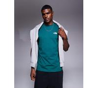 The North Face - Simple Dome - T-shirt verde scuro con logo sul petto S