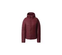 The north face stretch down felpa con cappuccio rosso donna
